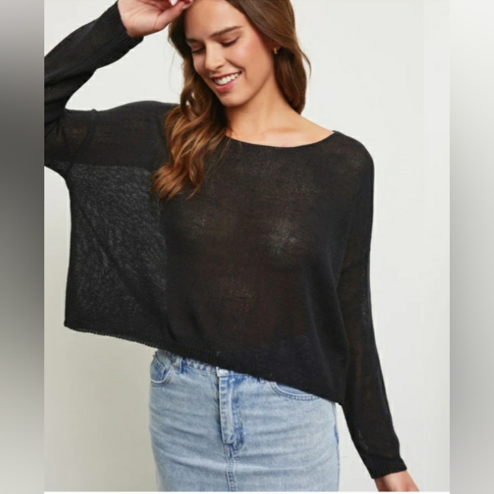 Bobbi Rocco Los Angeles Smocked Sleeves Top